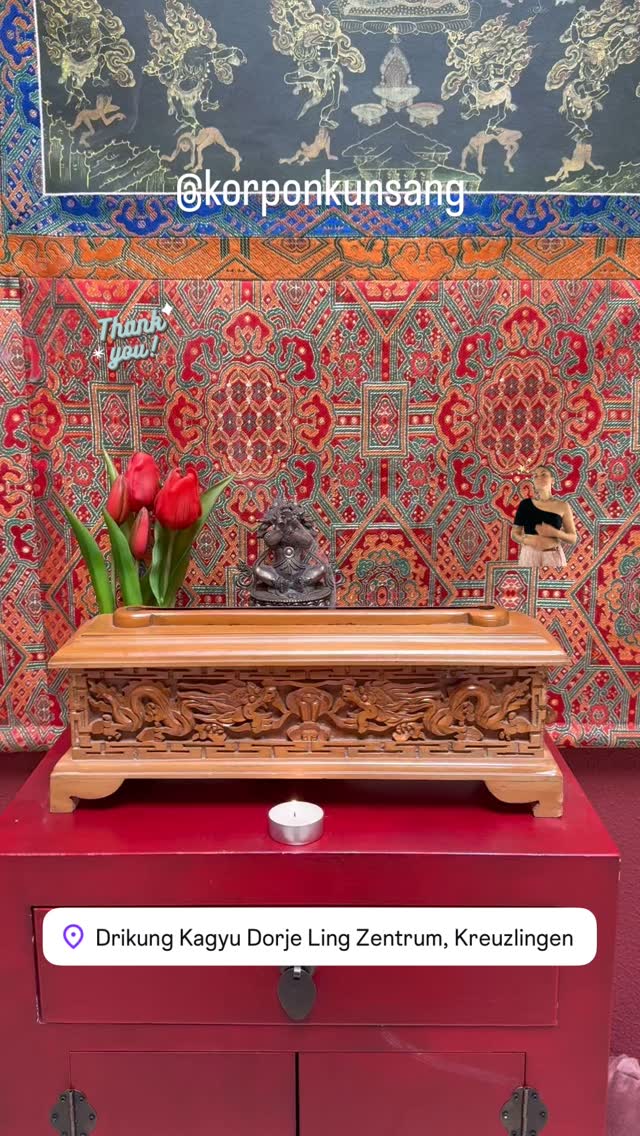 Ein magischer erster Tag im Drikung Kagyu Dorje Ling ✨ Durfte heute erstmals Tibetan Cranial Behandlungen im buddhistischen Zentrum meines verehrten Lehrers Lama Kunsang anbieten. Die heilige Energie des Raumes war in jeder Behandlung spürbar präsent. Meine Klienten berichteten von Visionen in goldenen und warmblauen Farbtönen des Medizinbuddhas und konnten die wohltuende Wärme des Lichtkörpers erfahren. So dankbar für diesen gesegneten Raum und die tiefe Verbindung, die in jeder Sitzung entstand. 🙏 #TibetanCranial #HeiligeEnergie #DrikungKagyu #BuddhistischeHeilkunst #Medizinbuddha #Lichtarbeit
#TibetanCranialTherapy
#TibetischeHeilkunst
#tarema