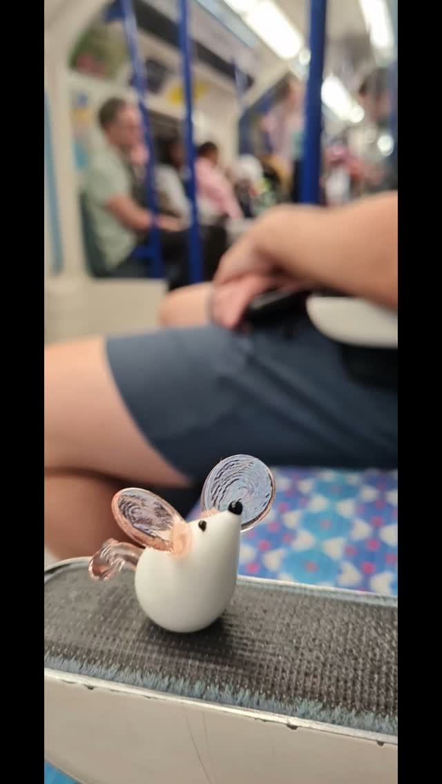 My niece bought me this little mouse on a school trip years ago.
Since then, adventure has beckoned my little glass companion 🐭
#mouseadventures