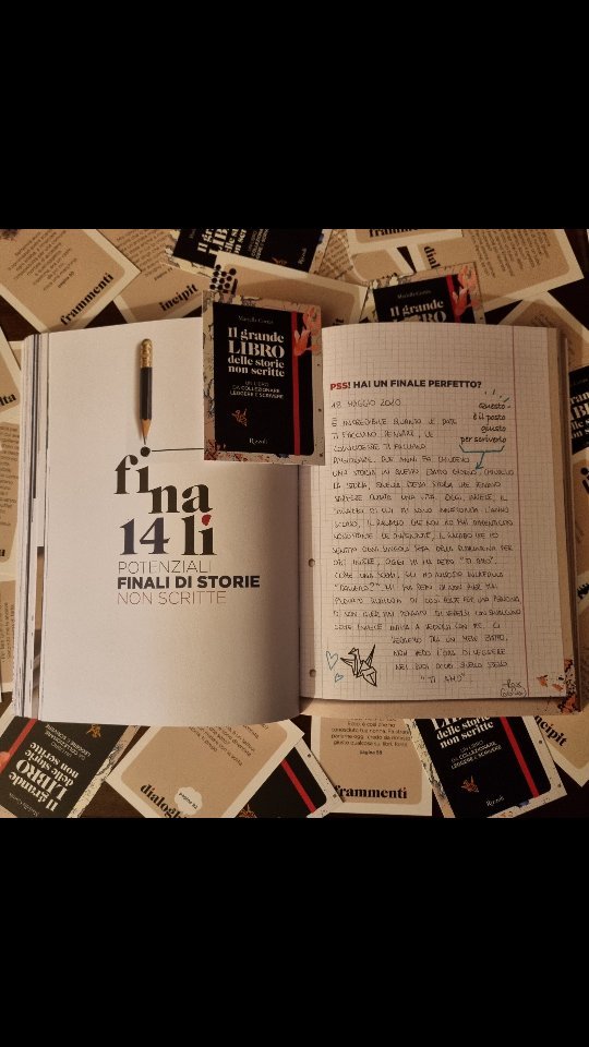 GIORNO 5!
Oggi giornata di "Finali" per la #TandemWritealong organizzata da @tandemcollectiveglobal in collaborazione con l'autrice @mariellacortes e @mondadorielecta @rizzolilibri !
Qui vi riporto il finale della storia che ho scritto, di una parte della mia vita, un finale che mi ha in realtà portato all'inizio di ciò che sono ora ed esattamente dove sono ora!
"È incredibile quanto le date ti facciano pensare, le coincidenze ti facciano ragionare. Due anni fa chiudevo una storia questo esatto giorno, chiudevo LA storia, quella stessa storia che pensavo sarebbe durata una vita. Oggi, invece, il ragazzo di cui mi sono innamorata l’anno scorso, il ragazzo che non ho mai dimenticato nonostante le avventure, il ragazzo che ho sentito ogni singola sera della quarantena per ore intere, oggi mi ha detto “Ti amo”.
Come una scema, gli ho risposto incredula “Davvero?”. Mi ha detto di non aver mai provato qualcosa di così forte per una persona, di non aver mai pensato di vedersi con qualcuno come invece inizia a vedersi con me. Ci vedremo tra un mese esatto, e non vedo l’ora di leggere nei suoi occhi quello stesso “Ti amo”."
Il mio in realtà si può definire il lieto fine di una storia travagliata, sicuramente da me preferito, ma voi siete team finali drammatici o team lieto fine?
Fatemi sapere nei commenti!
#gifted
#StorieNonScritteWritealong
#IlGrandeLibroDelleStorieNonScritte
#TandemWritealong
#booklover #libro #instabook #instagood #bookclub #supportoprofili #read #photography #leggere #art #bookworm #libridaleggere #thebookclubpost #lolanorumascorner