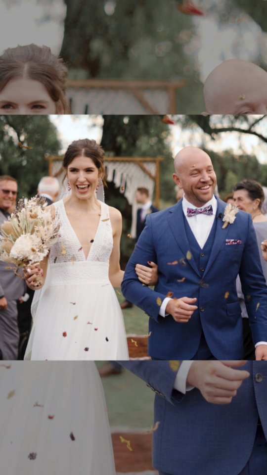 Nat and Steve showing us all how to do the exit right 😍🎊