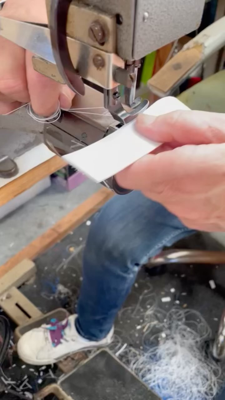 #leatherwork #sewing #manufacturing #handmade #bespoke #orthotics #straps #orthoticsandprosthetics #chesterfield #derbyshire