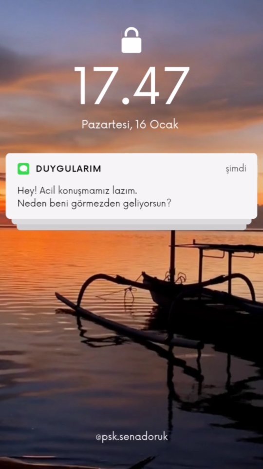 📍 Duygulardan mesaj var 💌
✨Duygular bir günde bize birçok kez mesaj atar. Bize anlatmak istedikleri vardır. Bazen o mesajları okumak ve anlamak yerine görmemek için çabalarız. Fakat görmesek de mesaj kaybolmaz ve okumadıkça rahatsız eder.
✨Bir duygu hissettiğimizde onu geçiştirmek yerine ne olduğunu anlamak için bir durup bakmak gerekir. Kendimize dönerek şu soruları sorabiliriz;
◾ Şu an ne hissediyorum?
◾ Bu duyguyu bedenimde nerede hissediyorum?
◾ Ne oldu da böyle hissetmeye başladım?
◾ Bu duyguyu başka nerelerde hissediyorum?
✨Sorularını sorarak duygulardan gelen mesajı anlayabilir ve hayatımıza sağlıklı bir şekilde rehberlik etmesine izin veririz.
.
.
.
.
.
#duygular #psikoloji #psikolog