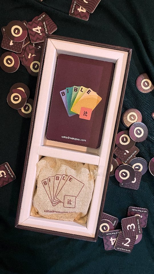 Bible-it is now ready to play. Link to order in bio.
We've got a box filled up
With books of the Bible
Jumbled up for all to play
Seek and sort all 66
As swift as you can be
Get together everyone
It's time to have some fun
So come and get your game
And start to play
The Bible it
#thebible #christian #christianboardgames #boardgames #illustration #bible #biblegames #biblegame #designedforjesus #christiangames #faith #sundayschool #youthfellowship #church #mgocsm #bibleforkids #bibleart #biblestories #saltedmangoes