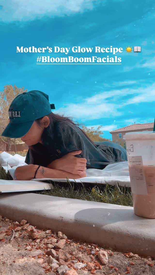 Wishing you a Happy Mother’s Day! Antioxidants on my skin, vitamin D from the sun, and a good book to relax—my esthetician recipe for glowing skin, perfected while grounding in Mother Earth! 🌞🌍📚 Treat yourself to a Polish + Glow Body Facial at BloomBoom.net to nurture your glow. How do you care for your skin this Mother’s Day? #EstheticianLife #SkincareRitual #MothersDayLove #BloomBoomGlow #SkinHealth”