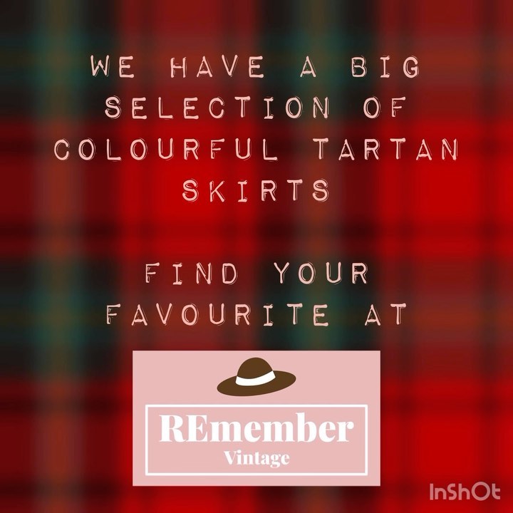 Find your new favourite #tartan skirt at @remember_vintage_zurich and bring some 🏴 vibes into your style 💛
#secondhand #vintage #zurich