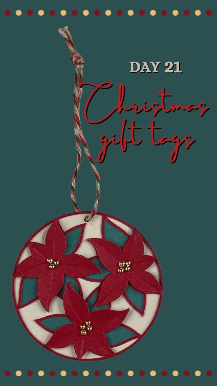 Join me to make a tag a day and by the end of the month you will have 30 tags ready to use for Christmas!
I love to share! I am posting one gift tag a day the entire month of November. All the tags are made with a Cricut and the designs will be on my Cricut Design Space profile page for anyone to make! 😍 Visit my website for a link or search Cricut Design Space by the Title “Christmas Tags - Day 21, Poinsettias”
#christmasgifttags #christmastags #christmasgifttag #itschristmas #christmas22 #gifttags #gifttagswithstyle #christmaswrapping #christmasmagic #christmastime🎄 #paperlove #christmascrafts #gifttags #christmasdiy #christmastags2022 #giftwrapideas #cricutmade #cricutchristmas #cricutdesignspace #createdwithcricut #cricutgifttags #poinsettia #poinsettias #poinsettiasforchristmas
@cricut @officialcricut