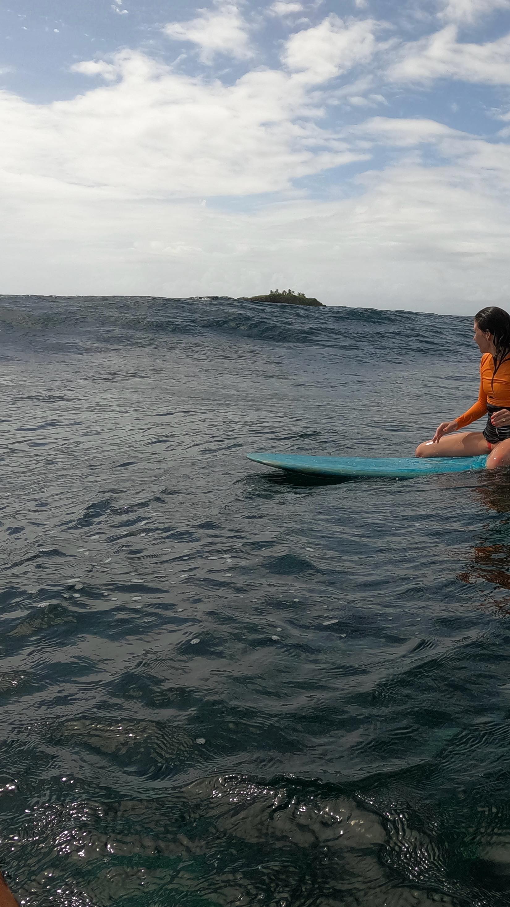 Sometimes you need to just hit that reset button. Remember who you are or were in a different time or place of your life. Break out of the patterns and roles of your life to meet magical souls that are living their own journeys in completely different cultures than your own. As I sat on my surfboard in the line up looking around at all the people surrounding me in the island of Sairgao I was surrounded by people younger than me but not much older than me. In my 40’s I’m at the upper age group of even the local natives to the island out there at that moment surfing and adventuring. How as we get older, maybe our bodies don’t work as well, or maybe we stop pushing them or even wanting to put ourselves in new crazy situations. Whatever it is, it feels like trying in our own ways to keep pressing out of the day to day routines and buying that ticket to that far away land or signing up for that class, whatever it is that feels out of your norm is more and more important. Keeping inspired and influenced by people that are so different than you feels to me what life is about. And all that beauty that you take from those new experiences you can bring back to your own home and, for me, as a mama to bring to my own kids and art. ❤️
My childhood bestie and I have been adventuring for 35 years ( 🙈 ) to far away lands and/or crazy situations than we put ourselves in pure debauchery. I wish for everyone that they have at least one of these friendships that has seen every aspect of yourself in wild times as well as heartfelt. I also wish for everyone that they have a partner in life ❤️ that will happily hold down the fort while you press pause and take the time to remember yourself so you can be the best at what you try to do everyday. Thank you to the coolest and most beautiful @bujosurfschoolsiargao @dannycoldura for taking us out surfing in your magical island world again - we’ll be back. ✨❤️
We only get one chance at this thing called life. Mine as well slide into home dirty and beaten with bruises all over from surfing, burnt skin (I know, I know) and a completely exhausted body from pushing it to the max in every aspect but a full heart + mind. ❤️#nevertoolate#surftrip