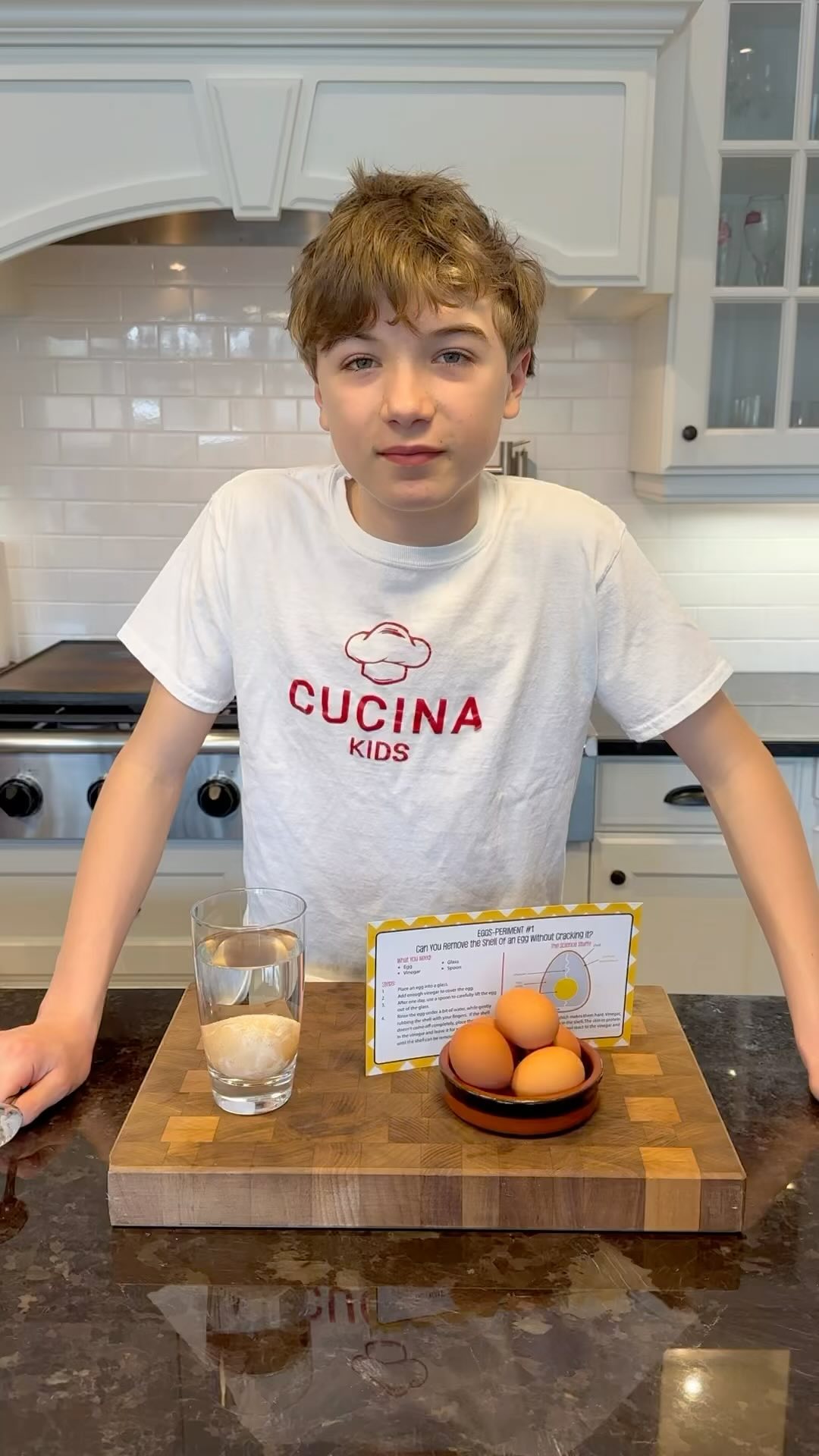 CucinaKids Kitchen Lab 🥼 🔬🧪coming to you with Eggs-periment #2. We are going to use the egg 🥚from the first eggs-periment and watch as it grows larger.
Let’s get to it!
All you need:
- an egg 🥚from Eggs-periment #1
I used eggs from Egg Farmers of Ontario @eggfarmersont
- glass🥛
- water💧
- spoon 🥄
My egg didn’t bounce but I think it may be because I dropped it from a height that was too high. Let me know if you gave this eggs-periment a try and how it worked for you!
Chef 👨🍳 Matteo
#cucinakids #cucinakidscook #stem #stemexperiments #scienceexperiment #scienceforkids #stemactivitiesforkids #scienceinthekitchen #stemeducation #stemforkids #eggexperiment
