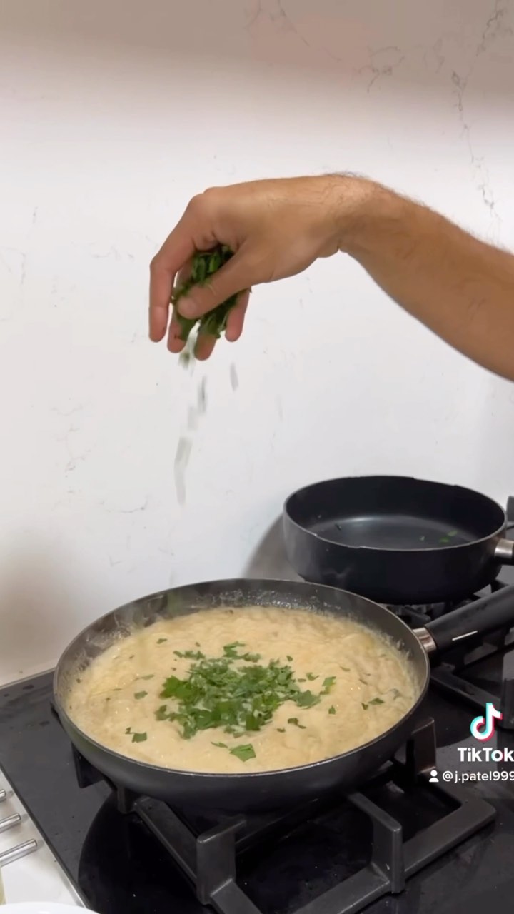 Marsala Wine Chicken served with Truffle N’ Parmesan Baby Potatoes (recipe served 4 people) 🍄🍗🥔
———————————————
1. Begin by slicing 500g of baby potatoes into half and then boil for 5 mins on a medium heat. Remove and strain once done.
2. Next, slice 2 packets of chestnut mushrooms and cook over a medium heat in a pan for 4-5 mins. Take out the pan and set aside.
3. Now, take a bulb of garlic and slice thinly the cloves and set aside.
4. Next wilt 1 packet of spinach in a pan until it’s shrivelled down.
5. Now take 4 chicken breasts and slice down the middle to butterfly out the chicken breast. Think of a Nando’s chicken butterfly and you will get the picture 😂.
6. Next pound the chicken breasts slightly to flatten and tenderise the chicken. Season the butterfly chicken with pepper and salt. Set aside.
7. Now, we are going to focus on the sauce, in a pan heat 2 tbsp olive oil over a medium heat and then add 2 tbsp of butter. Once the butter has melted, add the sliced garlic and allow to cook for 2 mins. Next add 1 tbsp of flour and cook for 1 min while constantly stirring the mix.
8. Next, add 200ml Marsala wine and 500ml chicken stock. Allow the mix to reduce down by 2/3 to a desired consistency thick enough to serve with the chicken, before adding 250ml double cream.
9. Add the spinach, mushrooms to the sauce, along with salt and pepper and garnish with some chopped parsley.
10. For the potatoes, put them in the air fry on 200 degrees for 15 mins and then take out and toss in parmesan, truffle oil and some more chopped parsley.
11. Now, cook the chicken on a grill or pan for 3 mins on each side.
12. To serve, place the chicken butterfly’s on a plate and top with some of the Marsala sauce with a healthy serving of them delicious baby potatoes
———————————————
#marsala #chicken #dinner #recipies #foodblog #cooking #easycooking #quickmeals #italian #mushrooms #spinach #cream
