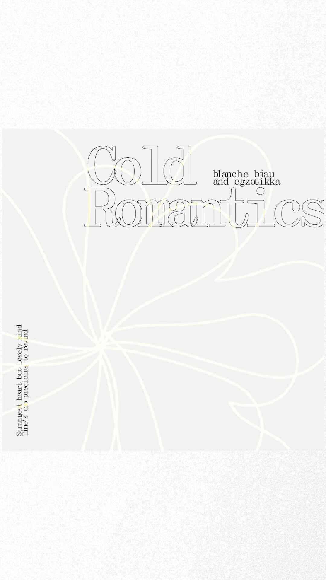 cold romantics with egzotikka, released one month ago. first collab in london with dear osvaldas <3 we wrote the song in one afternoon and finished it a few weeks later on another afternoon. thanks audrey for making this beautiful cover <3