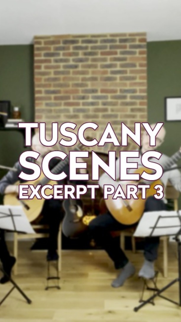 Excerpt from our upcoming recording of "Tuscany Scenes" by Renaud Côté-Giguère 🤘😀🎸🎸
#duotandem #classicalguitar #guitarduo #classicalmusic #guitar #tuscany #malati #sanandrea #altarovina #sangiminiano #siena #palio #instrumental #acousticmusic #italy #nylonstringguitar #duotandemplayscotegiguere
