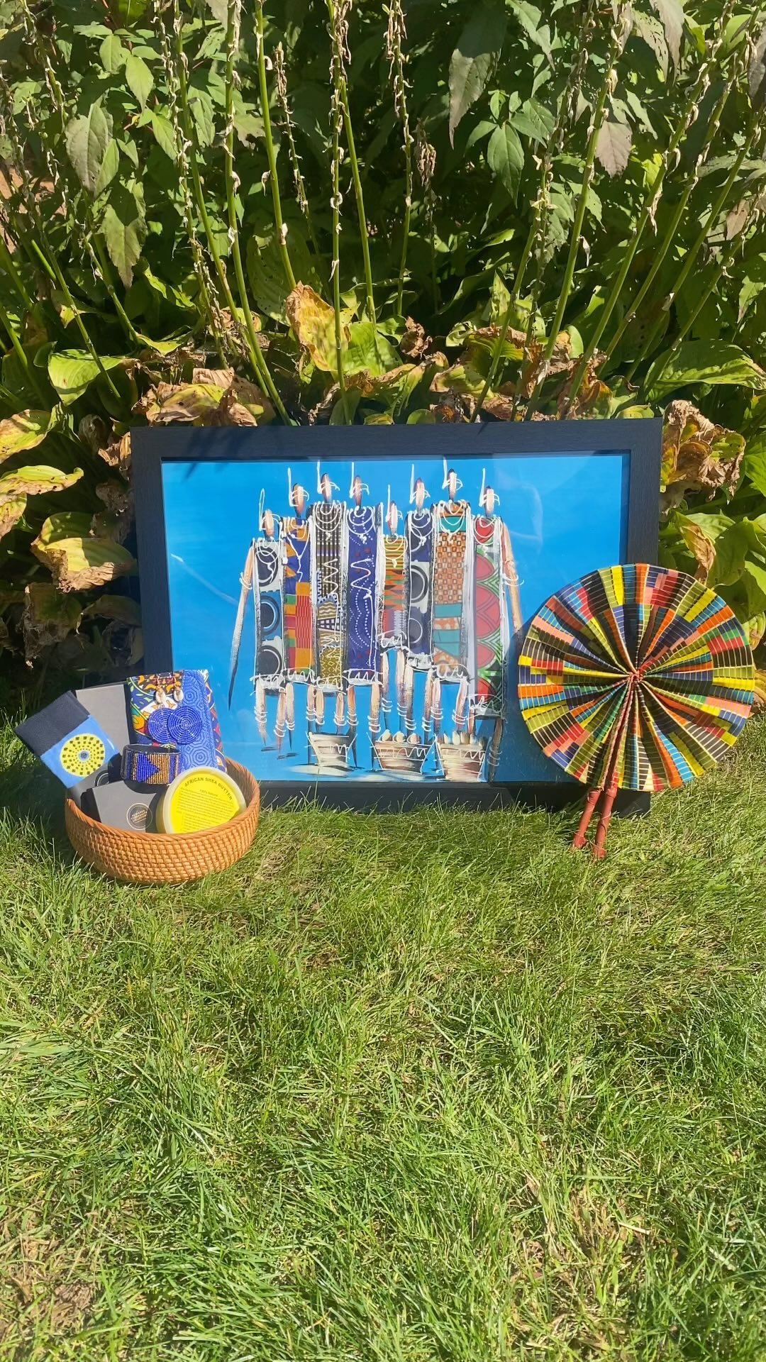 We are so excited to announce that for the second year in a row we are sponsors of the @cvoeo_vt Karibu Fashion show! We also donated these gorgeous goods from Ghana 🇬🇭 for their raffle that will take place at the event this Saturday 10/21/2023 🎉