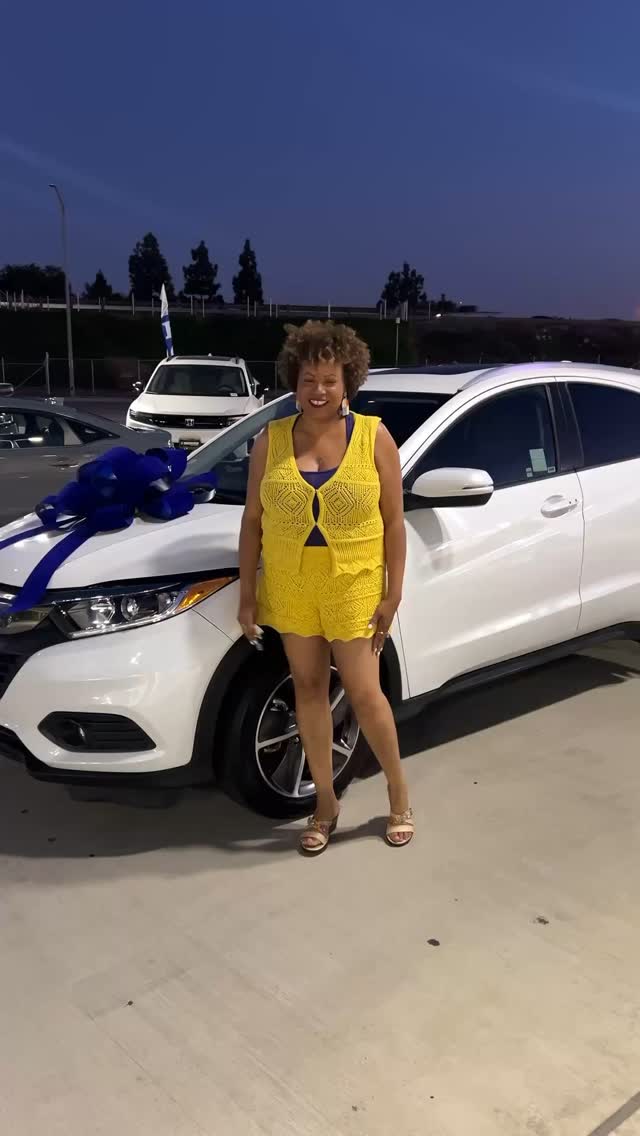 🎀Happy Saturday! I was so overwhelmed last night when I traded in my 2008 Honda CRV! Not having a car payment for 14 years allowed me to travel the world! I will miss my old car! It was like saying bye to an old friend. 🥹
Feeling so blessed and grateful for stable employment with @countyofla for 23 years! Employee perks! ⭐️
Thank you @sierrahondaofmonrovia I was so shocked when I came out and saw the ribbon!
I did not expect that! 🎀🎀 ❤️love my new HRV!
Hey never doubt yourself or abilities. You’re going places! You just don’t know it yet! Stay focused and work hard and trust the process. XO
