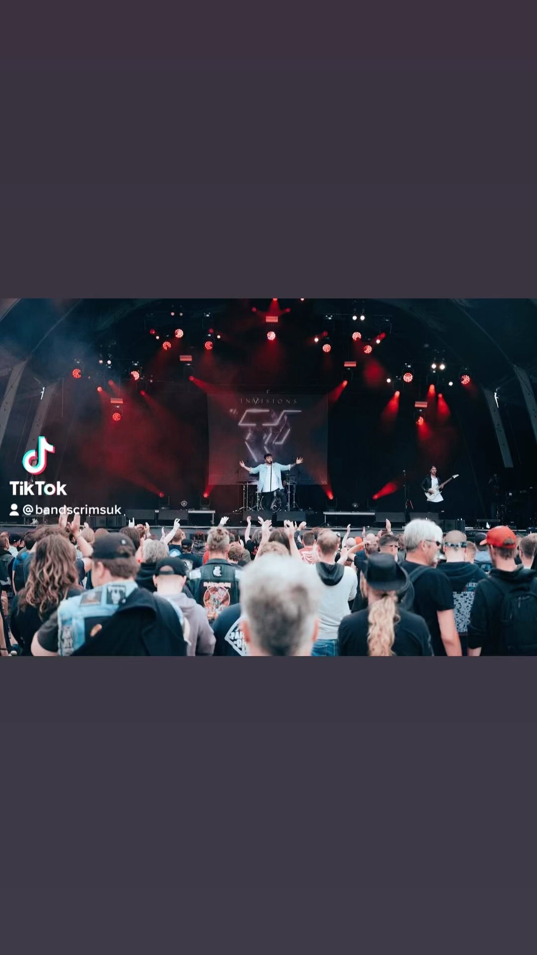 Stage drape for the guys in @InVisionsOfficial - killinâ it live at @GraspopMetalMeeting - Custom printed backdrops - made in the UK - #invisions #invisionsband #graspop #graspopmetalmeeting #graspop2022 #metal #ukmetal #ukrock #ukband #punk #rock #festival #stageart #scrims