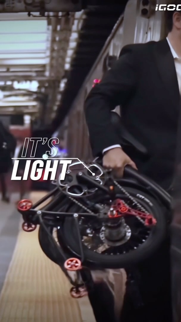 IT‘S WELL BUILT, IT FOLDS SMALL, IT’S LIGHT, AND IT‘S AN EBIKE!