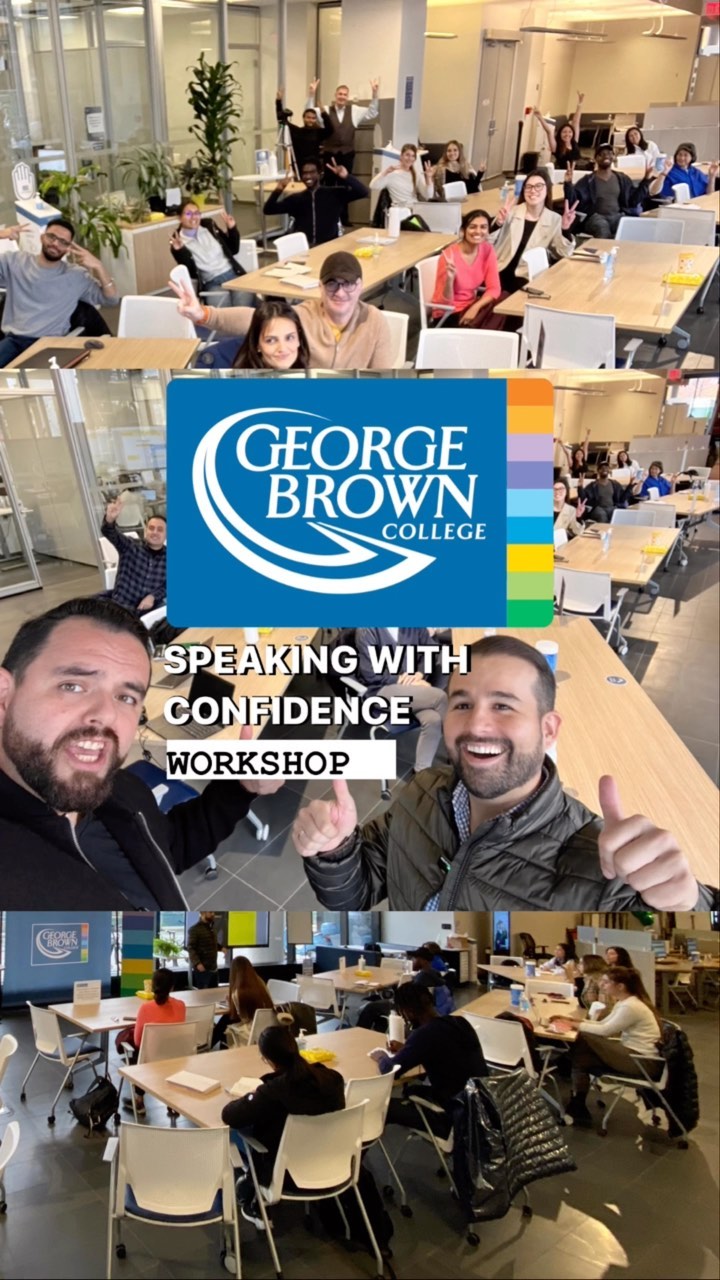 We had a great time at George Brown College giving our Speaking with Confidence workshop for current student and Alumni during the Entrpreneurship Week at @gbcollege @georgebrownalumni
.
Want to bring us to your company? Contact us!
.
#publicspeaking #workshop #collegeevents #speakingwithconfidence #keynote #growth #entrepreneur