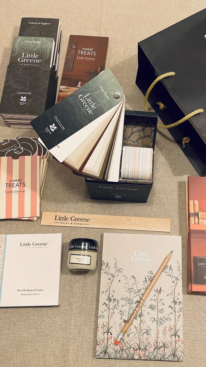 Thrilled to introduce Little Greene paints to my clients! 🎨
Last week, I met my fellow interior designer @houseforinterior and she gave me this beautiful package from Little Greene paints. I have been a fan of Little Greene for years and I love being able to offer their products to my clients.
Little Greene paints are made with high-quality, sustainable ingredients and they offer a wide range of colours and finishes. They are perfect for any project, whether you are looking for a classic look or something more modern.
I’m excited to start using Little Greene paints in my projects and can’t wait to show my clients what we can create with them.
If you’re looking for high quality durable paint, definitely take a look at Little Greene. I highly recommend!
#LittleGreene #paint #interiordesign #durable #highquality #childsafepaint #coloursofengland
