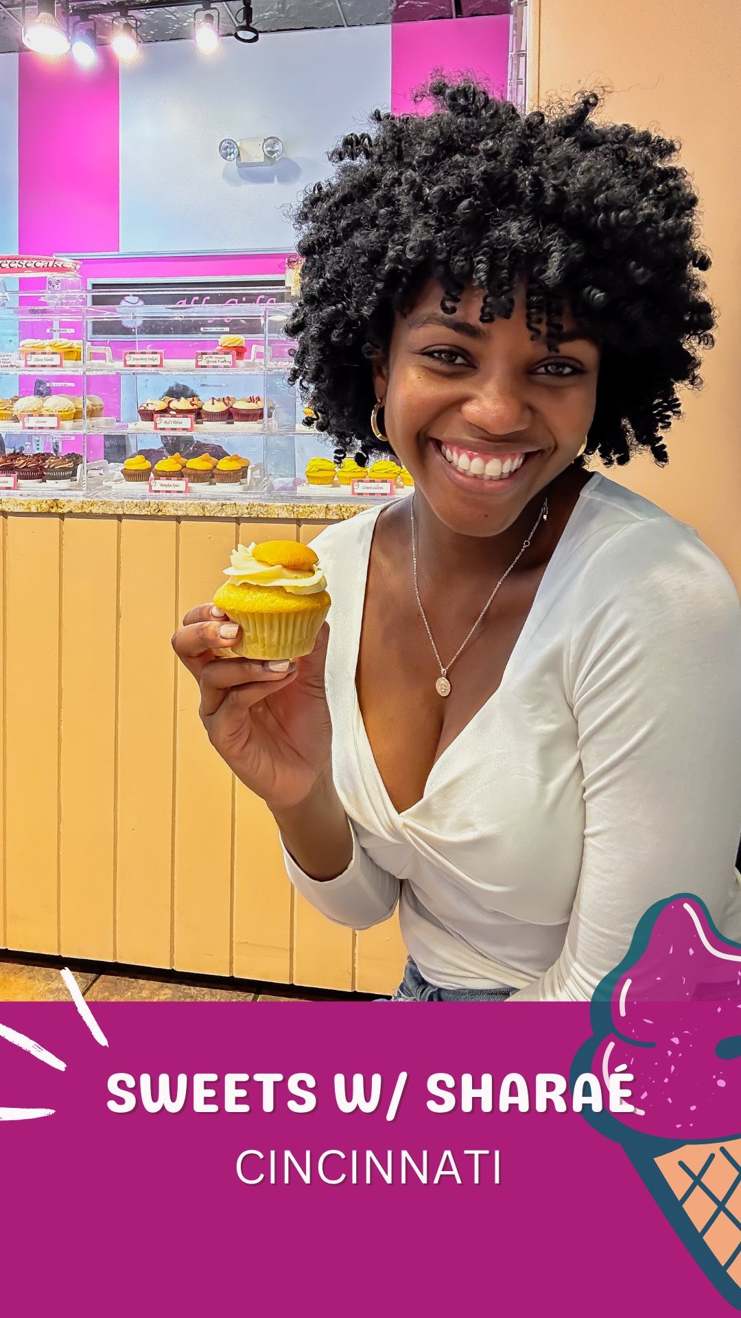 #SWS Episode 2: Cupcakes in Cincinnati @abbygirlsweets
Banana Pudding in cupcake form?! Yes, please!! Found this cute little cupcake shop on my way back from walking the John A. Roebling Bridge (gorgeous view of the Ohio River).
Abby Girl Sweets is a great spot for a quick sweet treat in Cincinnati! 8/10 recommend
#SweetsWithSharaé #desserttour #tourlife #actorlife #blackgirlstravel #cupcakes #sweettreats #cincinnati #cincy