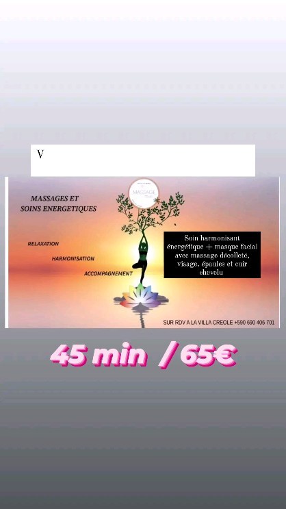 Soin énergétique + massage avec pose de masque visage, pure moment de détente, de sérénité, une parenthèse pour soi pour faire du bien, à son corps, à son esprit et à son âme 💕
+590 690 406 701
#stbartsmassage #soinsenergétiques #stbarthelemy #stbarththaimassage #massagetherapy #therapiemagnetique #soinlithothérapie #soinvisagestbart #Cecile_St_Barth_Massage