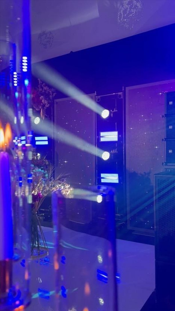 Infusing the electrifying ambiance and vibe of an EDM festival into your wedding, At D&S Event Solutions where creativity takes center stage. We light up the night with a mesmerizing show of bright strobes, dynamic beams, and captivating colors, turning your celebration into an unforgettable experience!” ✨💃🕺🎉