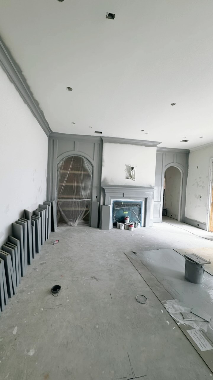 Behind the scenes progress update of our Heights project! We are nearing the finishing line and so excited to see this project completed!