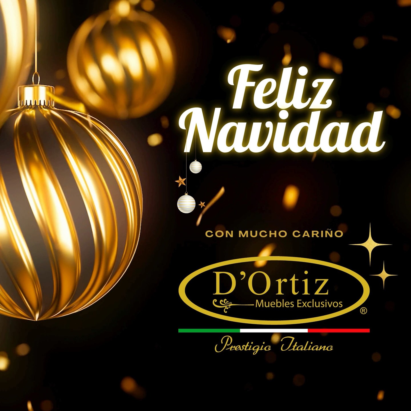 ¡FELIZ NAVIDAD! 🎄☃
¡Deseamos pasen una hermosa noche llena de amor y bendiciones!
Familia D'Ortiz Muebles.