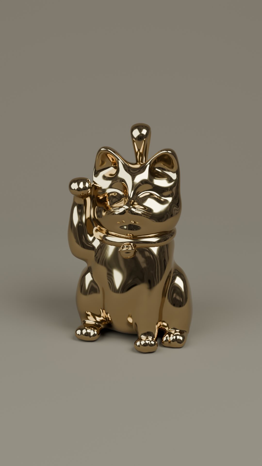 Modelado 3D y renderizado de Maneki Neko de la suerte, pronto lo tendré físicamente para usarlo como dije. 🐱🇯🇵
#manekineko #blender #jewerlydesign #diseñodejoyeria #industrialdesigner #jewelrydesigner