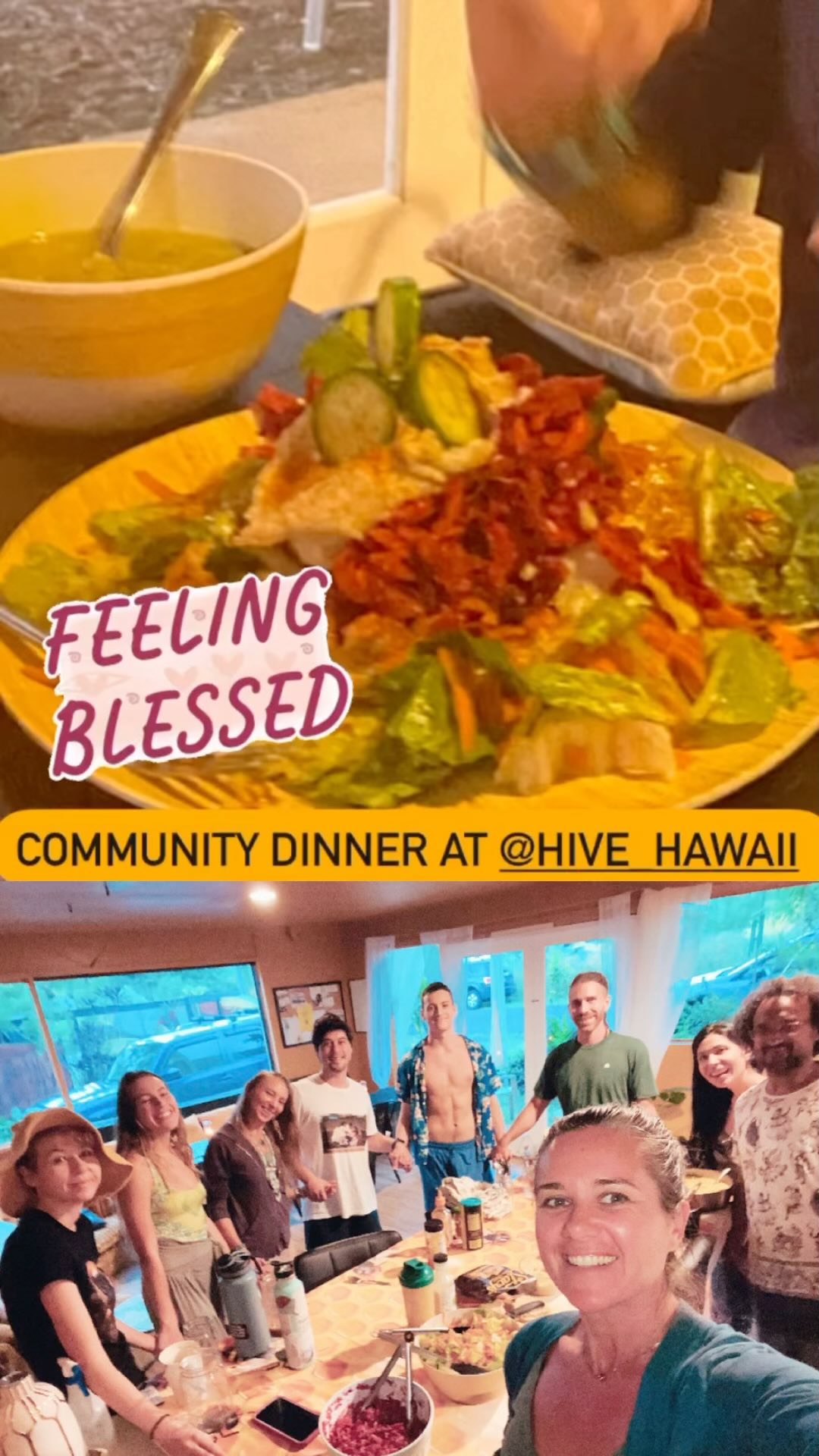 One of the keys 🔑 to community is sharing meals 🍽️ tonight 7 residents and 2 neighbors gathered for a cocreated potluck with amazing plant-based dishes for maximum vitality and connection!
💕
We played a #connectiongame each sharing about what’s on our #bucketlist that we definitely want to do before we die… It was a deep way to get to know each other and it revealed both a lot of overlap at the same time as the different values that drive us.
🪣
For some it was mostly about love and family, for others creative projects and purpose, while others adventure and travel.
🧭
What’s on your bucket list?