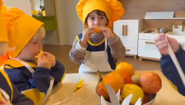 trying different flavors with fruits and vegetables