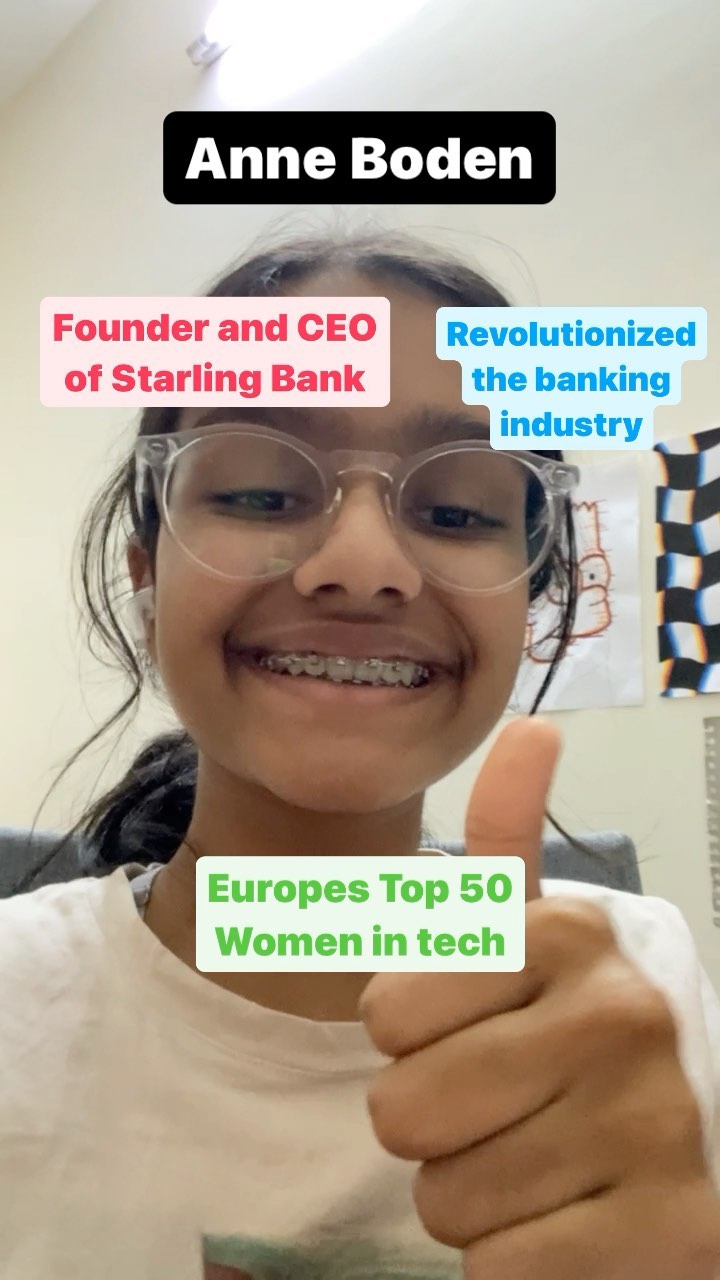 Marvelous Monday!!
Today is about the inspirational Anne Boden. She is the founder and CEO of the UK's only mobile bank, Starling Bank. She was listed among the Top 50 Women in Tech in Europe for 2018.
Check out the reel or the article below to learn more!
Article: https://www.theguardian.com/business/2020/nov/08/its-crazy-but-i-set-up-my-own-bank-the-story-behind-starling-anne-boden-ceo-interview
#marvelousmonday #anneboden @anneboden
#girlsdocode #girlswhocode #girls #womenwhocode #womendocode #women #girlempowerment #womenempowerment #girlsincomputerscience #girlsincomputing #womenincomputerscience #womenincomputing #code #codes #coding #coders #coder #tech #technology #girlsintech #womenintech
