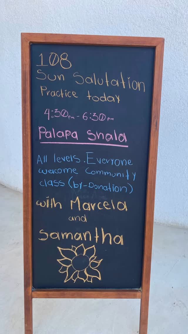 On Monday, May 12, the day of the full flower Moon, a group of us together completed 108 sun salutations (Surya Namaskar)
I had always wanted to do this practice, and I decided to do it for the first time leading a group of others with a co-teacher @marcelaleyv, founder of Casa Tara. I had been anxious about having the stamina to do the practice, thinking it would be exhausting and I was also worried about overheating (because it had been fairly hot recently). In reality, wehad a very strong east wind, and it was much much cooler than expected. Overheating was not a problem. Stamina was not a problem either. It only got physically challenging near the end, and it was not due to exhaustion or tired muscles, but rather it was in my wrist joints. The other thing that surprised me was how hard it was to keep count and keep track of left and right! When I do it again, I’ll do a longer warm up with a focus on the joints, and we’ll figure out some other sort counting system… 🤣
In terms of the Emotional, spiritual, mental effects: I would say that teaching the practice did not enable me to immerse myself in the practice fully, because that is not the role of the teacher. A teacher is there to facilitate. Keep an eye on the room, and assist others where you can. I Intend to do this again soon as a student and practitioner, and I also intend to guide this practice more frequently, on at least four full moons a year. If not all 12. Even though I could not immerse myself fully in the practice on Monday, I did notice some effects. That night when I watched the full moon come up it was more special than ever. It’s always a very special experience, but this time it just seemed a little bit more impactful. That could also be because it’s the last full moon rise that I’ll watch in La Ventana for some time. I also noticed that I had a bit more clarity that evening and the following morning about where I’m at in my life and what I’m doing.
Have you ever done a 108 sun Salutations practice? Tell me about your experience in the comments!
#108suryanamaskar #108sunsalutations #fullflowermoon #intentions #108saludosalsol #casatararetreat #samirayogah