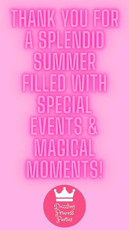 Thank you for another magical summer filled with fun! 👑 We can't wait to see what the fall has in store for us!