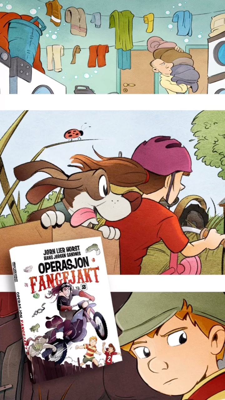 Frem til 15. september kan du forhåndsbestille Operasjon Fangejakt. Se link i bio
#detektivbyrånr2 #leseglede #barnekrim #boktipsforbarn #illustrasjon