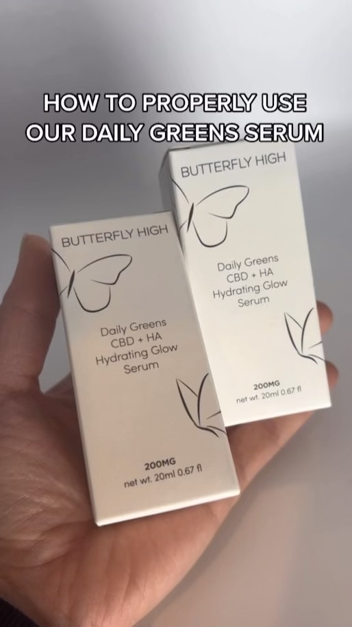 THE PERFECT SERUM FOR YOUR EVERYDAY SKINCARE ✨🌿
To make it simple, skincare should be broken into four ESSENTIAL steps. This will give you a basis on the order and process of a proper skincare routine:
- cleanse
- rehydrate (SERUM)
- seal
However, skincare isn’t always that simple. The key to good skin is understanding what your skin needs, whether it be dry, blemished, or textured. Skincare routines can change from day to night, depending on how your skin is feeling.
Below is an example of my typical morning and night skincare routine:
MORNING:
- CLEANSE with water/cleanser/micellar water
- REHYDRATE with daily greens serum
- SEAL with SPF moisturizer
NIGHT:
- CLEANSE with makeup remover/cleanser/water/glycolic acid/salicylic acid
- REHYDRATE with daily greens serum
- SEAL with thick moisturizer/ sleeping mask
Visit our website for more information on adding our daily greens serum to your skincare routine ! Link in our bio or visit www.butterflyhighskin.com
#skincare #essentials #cleanskincare #health #beauty #skincareroutine #rehydrate