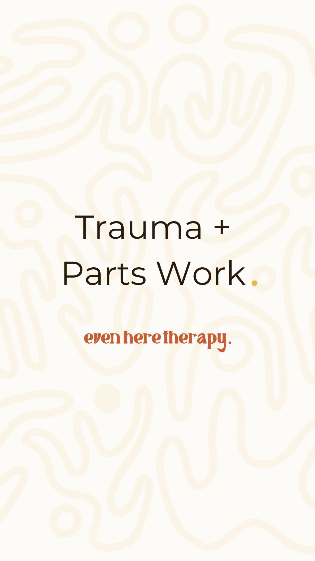 We all have parts.
I love working with parts in therapy because it helps us to understand ourselves differently, it allows us to practice compassion turned inwards, and it’s often a needed piece to healing trauma.