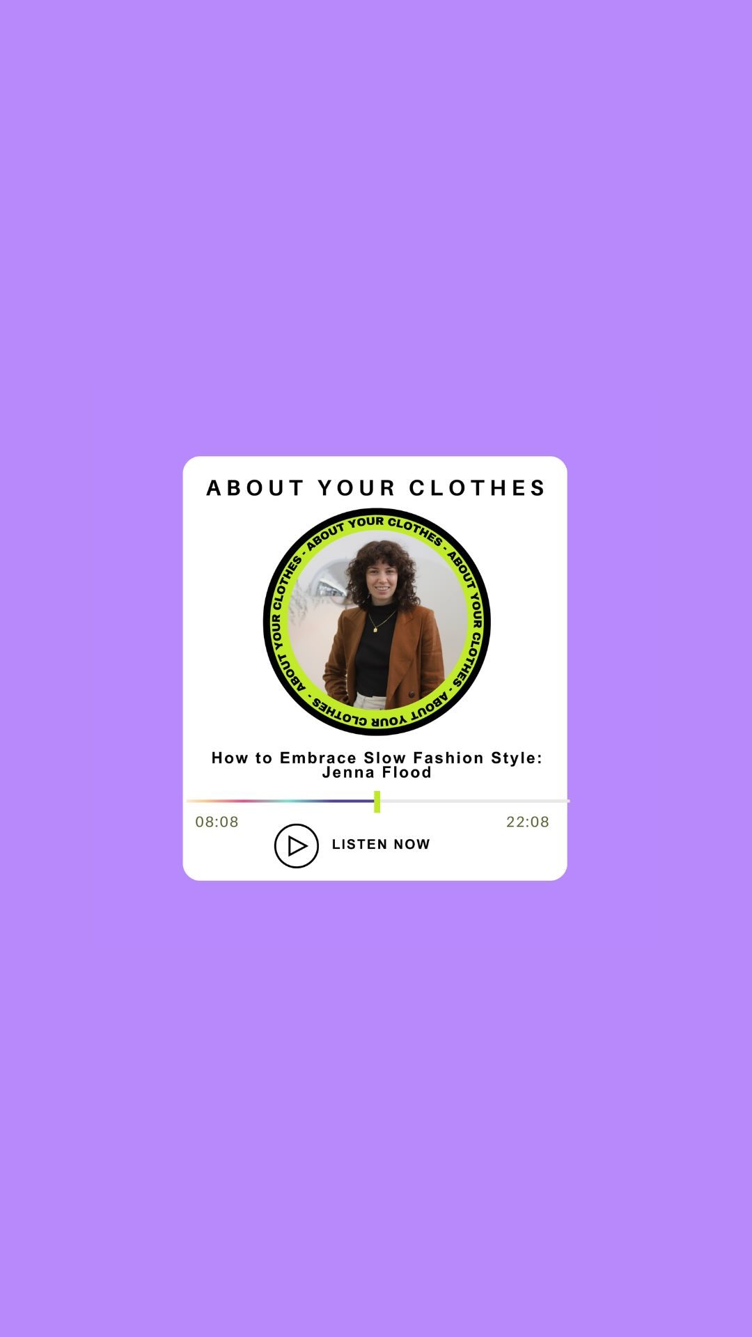 What’s slow fashion? What’s a capsule wardrobe? 🤔 Stylist @ironicminimalist Jenna Flood answers these questions with great tips on how to sustainably style your wardrobe🎙️ podcast episode now available on Spotify 💜 check the link in my bio
#sustainablefashion #sustainable #style #minimalism