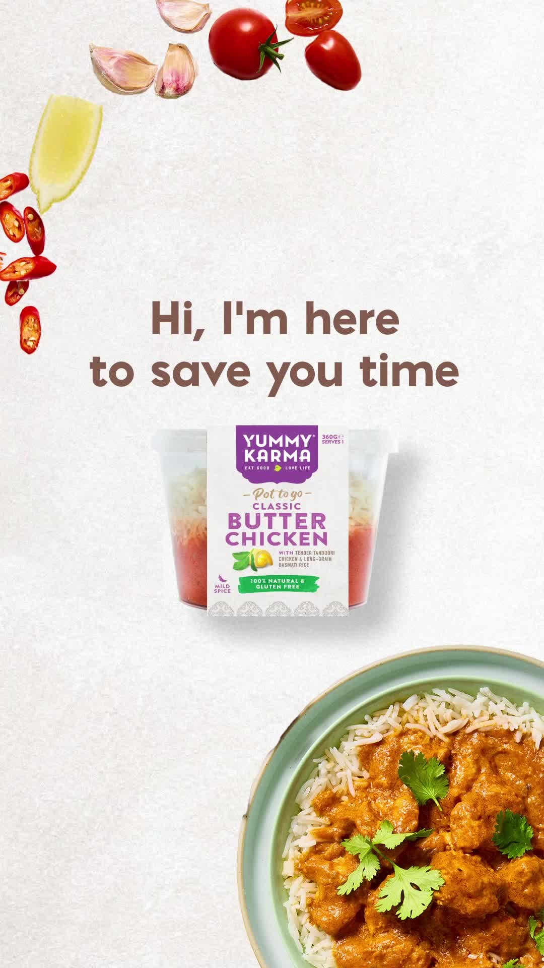 Drop the mealtime worry and let Yummy Karma handle it! Our meals are ready in just 3 minutes – healthy, all-natural, and gluten-free.
What are you craving today?🍽️✨