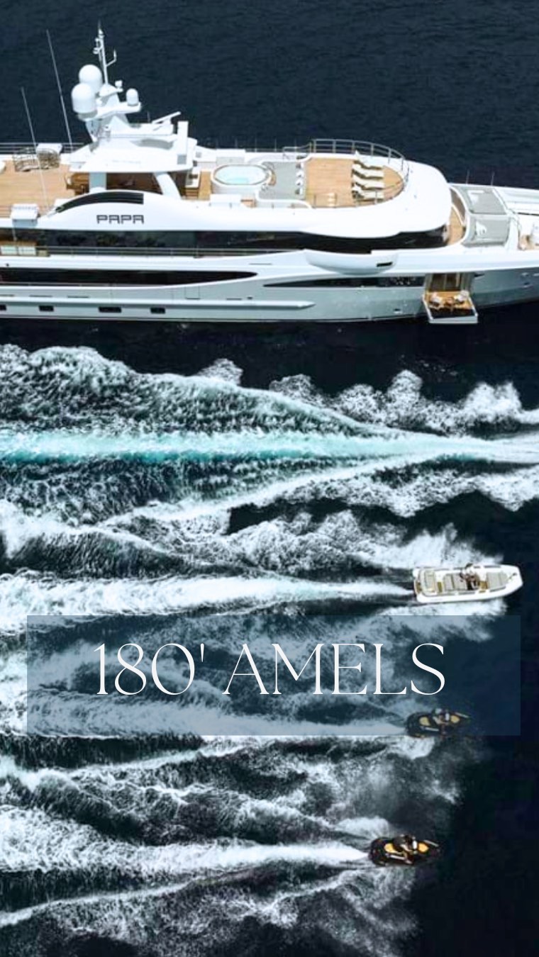 This gorgeous 180’ Super Yacht is hot on the charter market! 🔥 Built in 2019 by Amels Holland and gorgeously styled by interior designer Laura Sessa. She offers accommodation for 10 across 5 cabins & an exotic itinerary across South East Asia. Contact us today to learn more about her & how we can plan your next charter vacation 📞+1 (305) 607-0634 #perfect #lavishliving #concierge #charter #yacht #luxury #amels