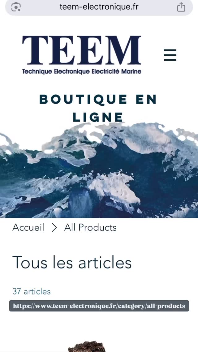 🔵🔵🔵 La boutique en ligne est ouverte 🔵🔵🔵
Vous pouvez désormais faire vos achats à distance et en ligne avec différents types de paiements sécurisés.
Pour le moment elle est dédiée aux câbles étamés et à la petite fourniture électrique, mais elle s'étoffera bientôt avec d'autres gammes de produits.
N'hésitez pas à aller faire un tour sur la page de la boutique et de nous dire ce que vous en pensez !
Lien de la boutique dans notre bio !