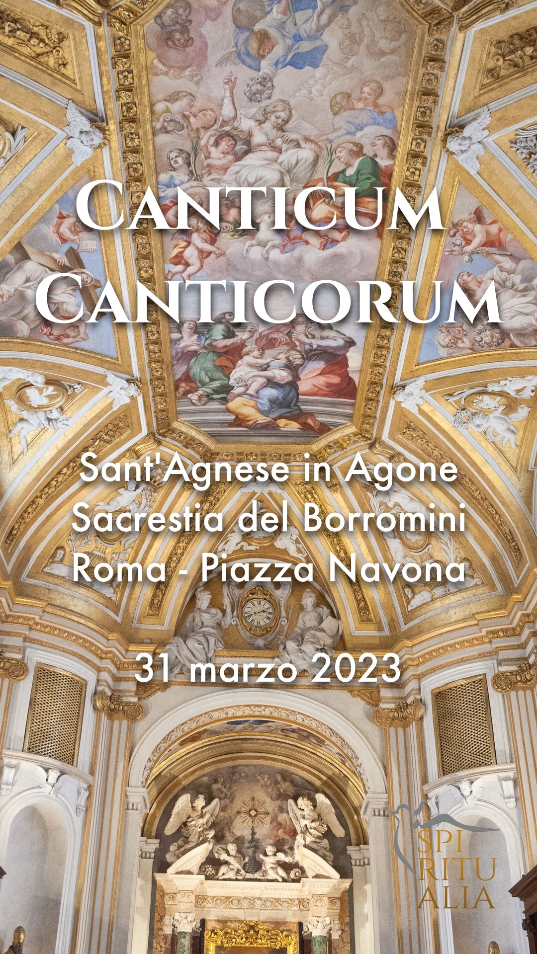 Chiude con il #Cantico dei Cantici di #Palestrina la prima edizione del #Festival #Spiritualia.
Un'edizione che ha superato ogni aspettativa quanto a presenze e gradimento del pubblico, e ha ripagato ampiamente l'impegno di artisti, collaboratori e quanti tra gli amici del festival hanno reso possibile tutto questo con donazioni e partnership.
L'itinerario che ha condotto il pubblico da Kronos a Kairos si è sviluppato in otto spettacoli, tra #musica, #arte, #architettura, #scienza, #danza, #teatro, #mostre #fotografiche e #installazioni artistiche.
Un cammino che è solo agli inizi. Resta aggiornato sui prossimi sviluppi iscrivendoti alla #newsletter del sito www.spiritualia.it e seguici sul blog e sui social, dove postiamo contenuti sui temi e i linguaggi legati alla spiritualità.
Stay tuned! ❤️