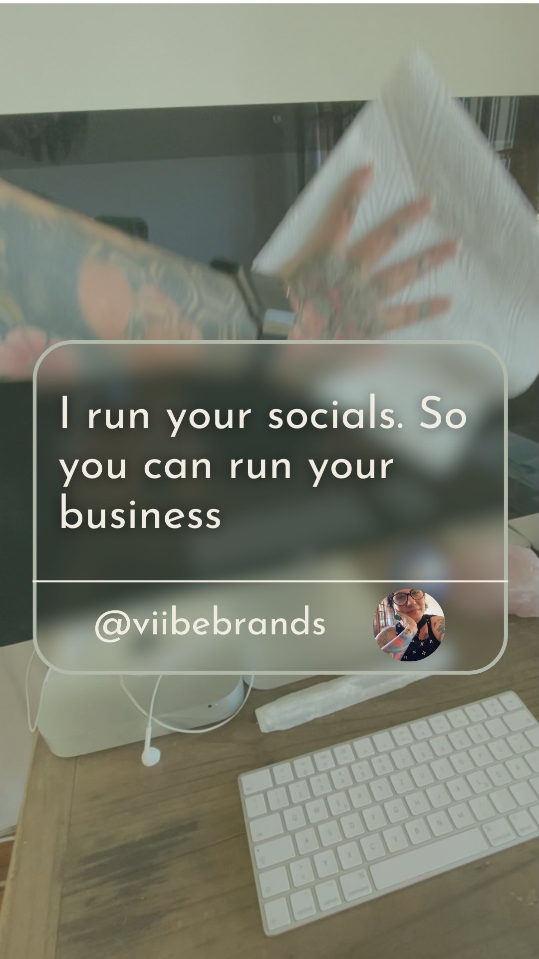 As a solopreneur you don’t have a huge team supporting you. It’s just you. I get it.
The most common reason people work with me is because social media is overwhelming and a daunting task on top of everything else they have to take care of!
I want you to focus on running and growing your business. My goal is to take the stress of worrying about what to post and when off your plate and help you create that presence that stands out in the marketplace that you dream of but don’t have the time to implement.
Pop me a message if you would like my services and pricing structure. Or follow me for tips and tricks that will help you if you don’t have the budget to outsource right now.
#ViibeBrands #SmallBizBestie #DigitalMarketingMagic #smallbusinessowner #marketingdigital #brandidentity #marketingtips #digitalmarketing #digitalmarketingtips #socialmediamanagementtips #smallbusinesstips #instagramtipsandtricks