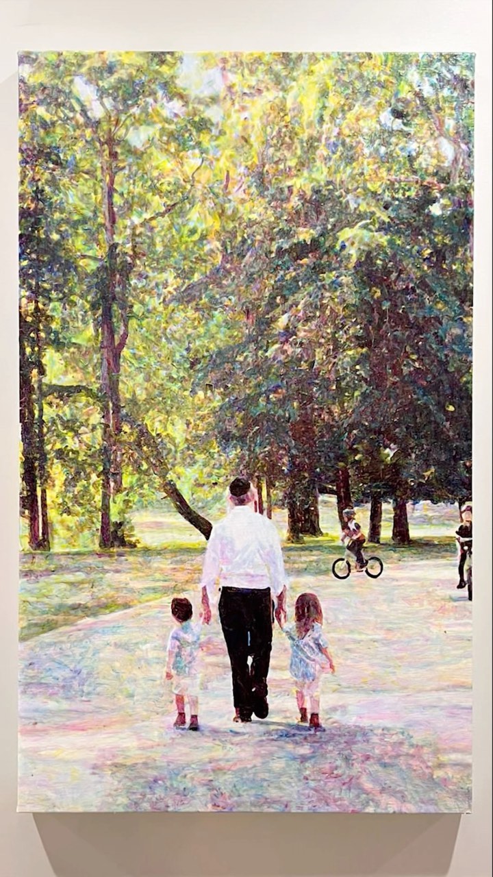Memories are what life are really made of in the end … make them matter #memories #acrylicpainting #mood #dadandkids #grandpaandkids #ordinarylife
