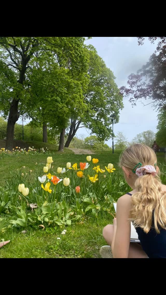 Bild, biologi och lek i Tantolunden. Ett av våra favoritställen.