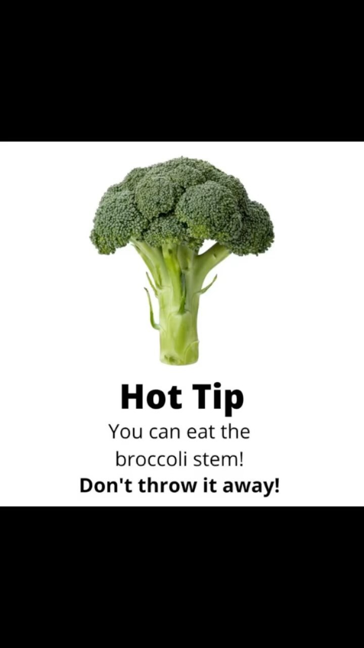 #broccolilover #savethestalks #lesswaste #funfamilyhealth