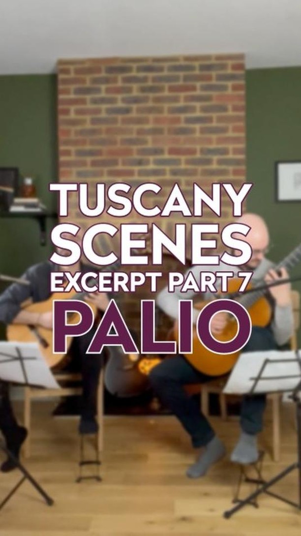 Excerpt from our upcoming recording of "Tuscany Scenes" by Renaud Côté-Giguère 🤘😀🎸🎸
Palio, from Tuscany Scenes by @renaudcg, streaming everywhere August 16.
#duotandemplayscotegiguere #duotandem #tuscanyscenes #tuscany #palio #siena #guitar #guitarduo #classicalguitar #classicalmusic
