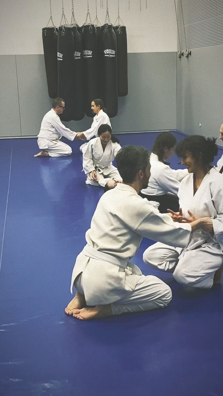 🥋 Through Aikido, we cultivate energy, breath, awareness, and connection. Join us on the mat and experience it yourself. 🙏 #Aikido #Energy #Breath #Awareness #Connection #dojo