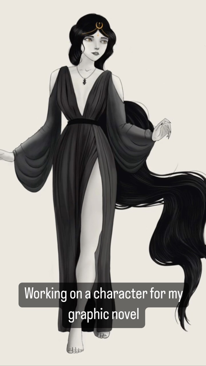 Working on the variations of one of my characters for my graphic novel.
#graphicnovel #comicartists #digitalart #procreate #originalcharacter #characterdesign #darkfantasyart #goddess #digitalinking