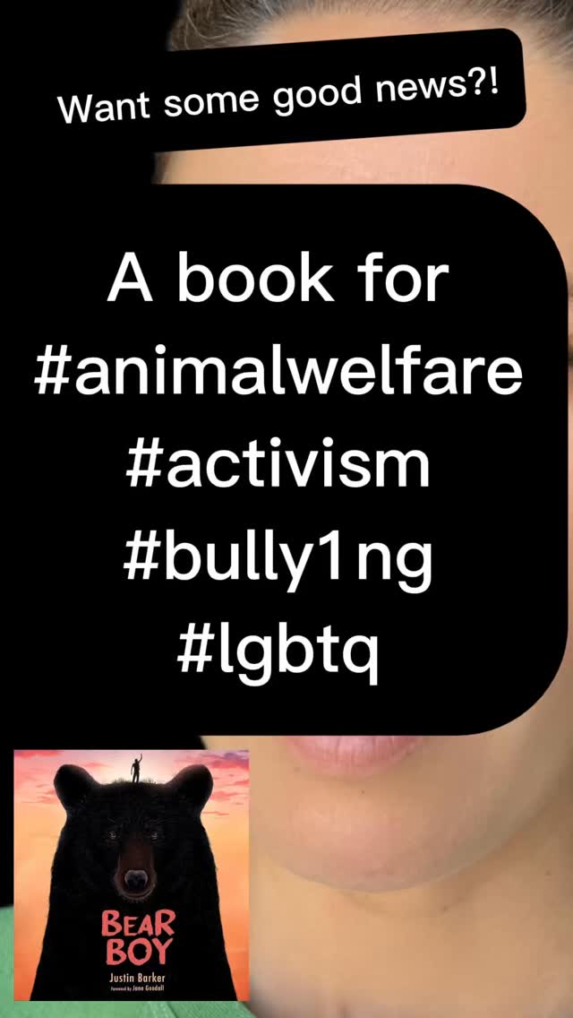 Bear Boy by Justin Barker. The true story of a boy who saves two black bears. #yabooks #bookstagrammer #bookstagram #yareader