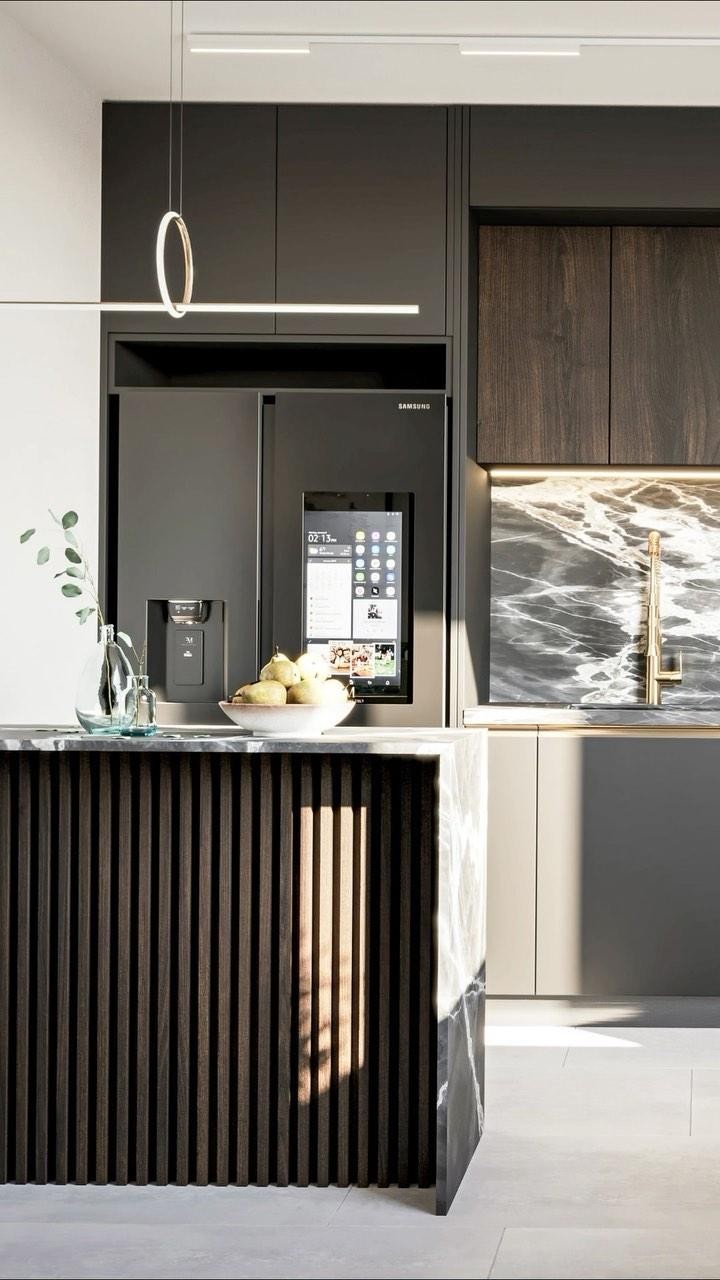 • • • SMOKED EUCALYPTUS • • •
Discover the alluring elegance of the kitchen in our modern marvel in Maarssen. Join us as we unveil its intricate details.
#emdotstudio #emdot #designstudio #gosiablum
#interior #interiordesign #interieur #wonen #luxury #luxurydesign #refinedelegance #luxuryhomes #interiordesigner #livingroom #kitchen #onyx #wood #haard #naturalstone #homesweethome #inspiration #interieurontwerp #design