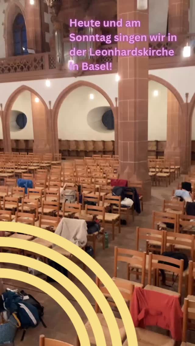 ✨Tanzkonzert - Dancing Cheek to Cheek!✨
16. (20.30 Uhr) und 18. Mai (17.00 Uhr) in der Leonhardskirche in Basel!
Wo seid ihr?
Es hat noch freie Plätze (Eintritt frei, Kollekte, keine Anmeldung nötig)! 🪑 🪑 🪑
#chorbasel #chor #basel #escwochenende